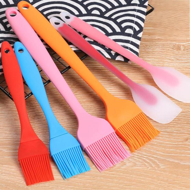 Teteng Silicone BBQ & Baking Brush and Scraper Set