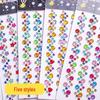 3D Cartoon Crystal Gem Stickers: Princess Decorations for Kids