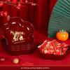 Chinese Wedding Red Candy & Fruit Tray