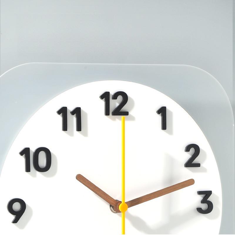 Modern Wall Clock Minimalist Creative Acrylic Wall Clocks Aesthetic Art Elegant Watches Home Living Room Decoration Ornaments