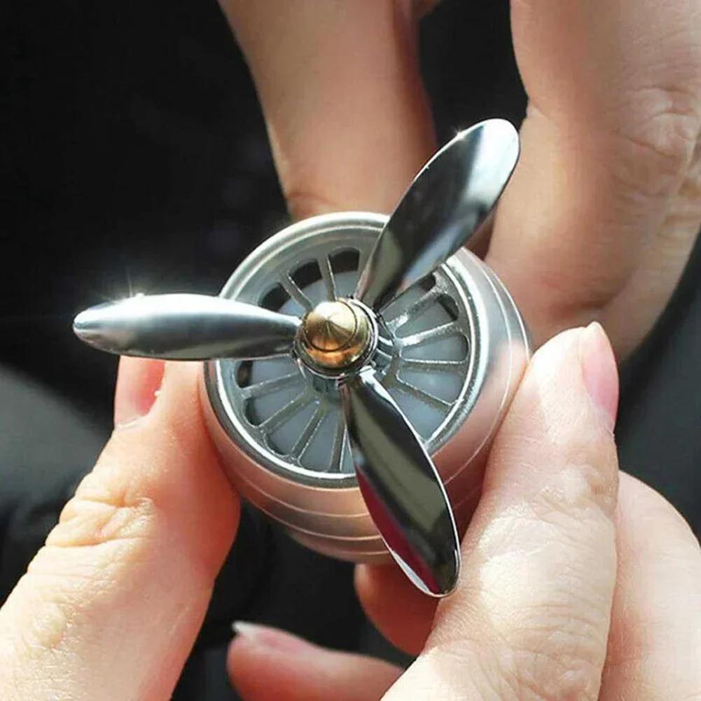 Cars Air Fresheners Rotating Air Purifiers With LED Fragrance Dispenser Fragrance For Air Vents Rotating LED Smell Dispenser