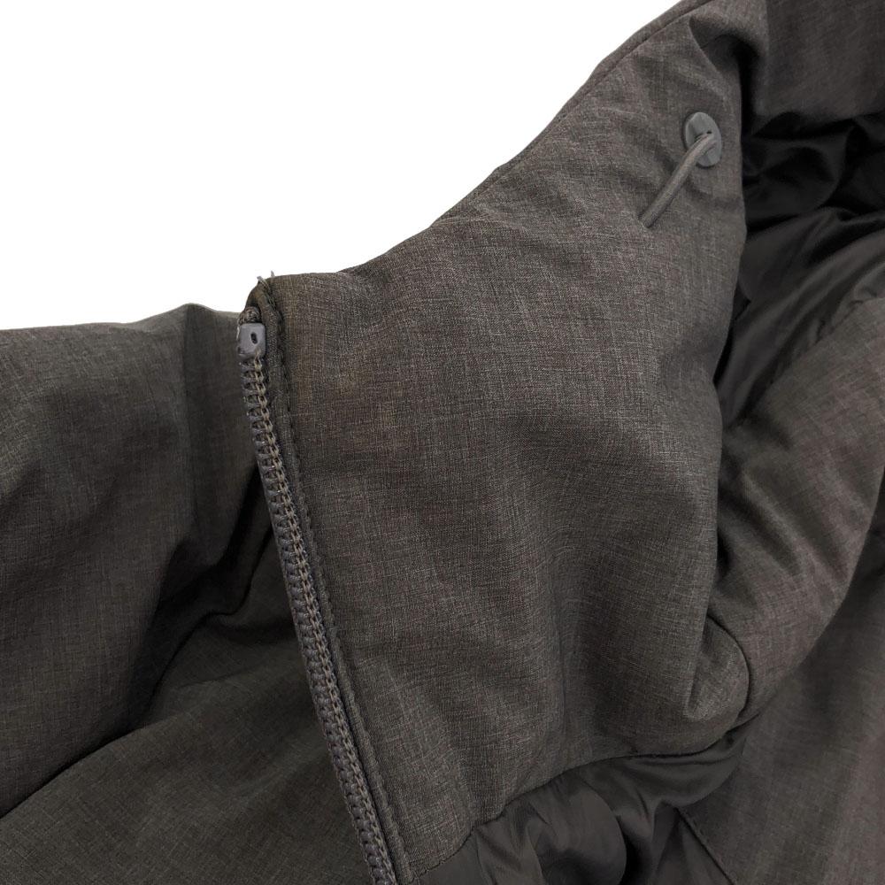 UNIQLO seamless down coat M gray Double zip Women Used