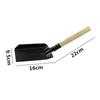 Iron Dustpan Ash Shovel Wooden Handle Gardening Tools Wood Burner Accessories  Fireplace Cleaning