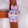 Ogi Mogi Toys Silicone Purple Rabbit Shoulder Bag