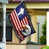 God Bless America Patriotic Flag - 12.7X7.62 Cm Durable Polyester with UV Protection And Brass Grommets for Indoor And Outdoor Decoration