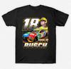 Kyle Busch #18 Nascar Cup Series Champion Racing Graphic T-Shirt New