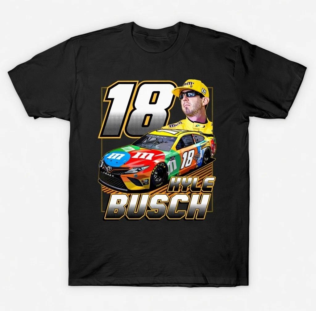 Kyle Busch #18 Nascar Cup Series Champion Racing Graphic T-Shirt New XXXL