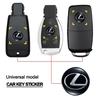Interior Stickers 14/16mm Aluminum Car Emblem Key Sticker Accessories For Lexus F SPORT GS GX IS LS LX CT LC RC LBX NX RX 350h 4