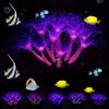 New Simulation Silicone Coral Fish Tank Aquarium Aquascape Decoration Supplies Aquatic Plant Coral Fluorescence Ornaments