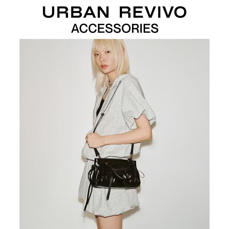 URBAN REVIVO Women s Bow Handbag Crossbody Bag One Size