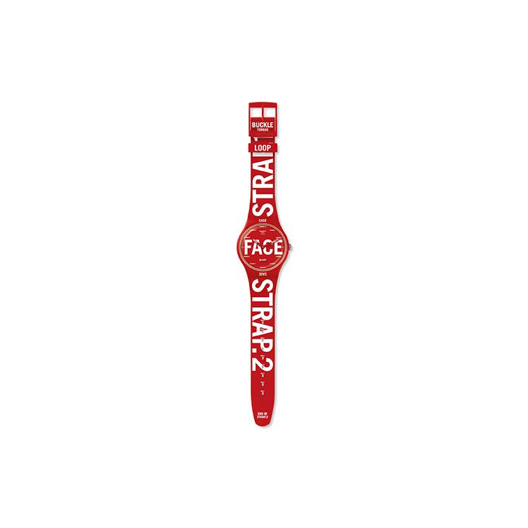 SWATCH Women's Red Watch SUOR115 SUOR115