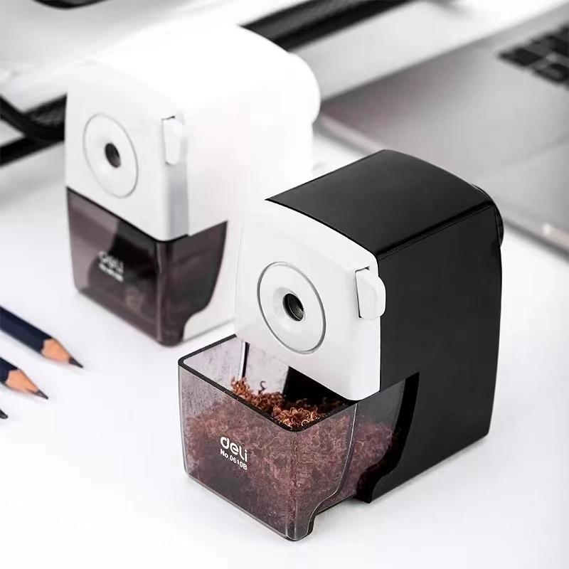 Deli Rotary Pencil Sharpener Pencil Cutter Office School Sharpener Knife Smooth Sharpening Accessories