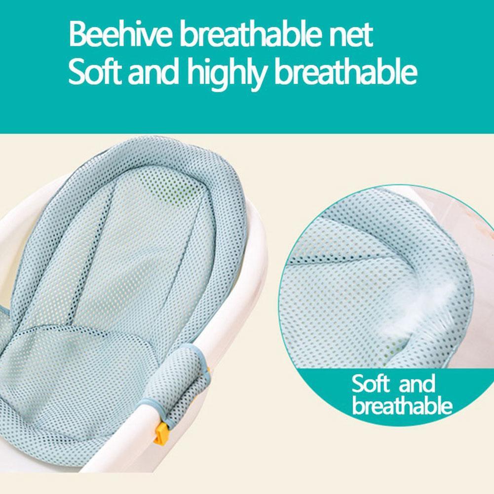 Home Neugeborenes Baby Badewanne Verstellbar Antirutsch Für Badewanne Sitz Schlinge Netz Bett