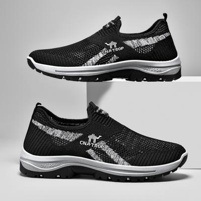 Men's Casual Travel Shoes Hollow Breathable Mesh Shoes Men's Light and Comfortable Sports Non-slip Soft-soled Driving Shoes