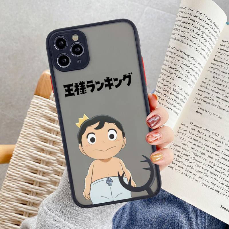 Ranking of Kings Phone Case For iphone 13 12 11 Pro Max Mini XS 8 7 Plus X SE 2020 XR Matte Transparent Cover