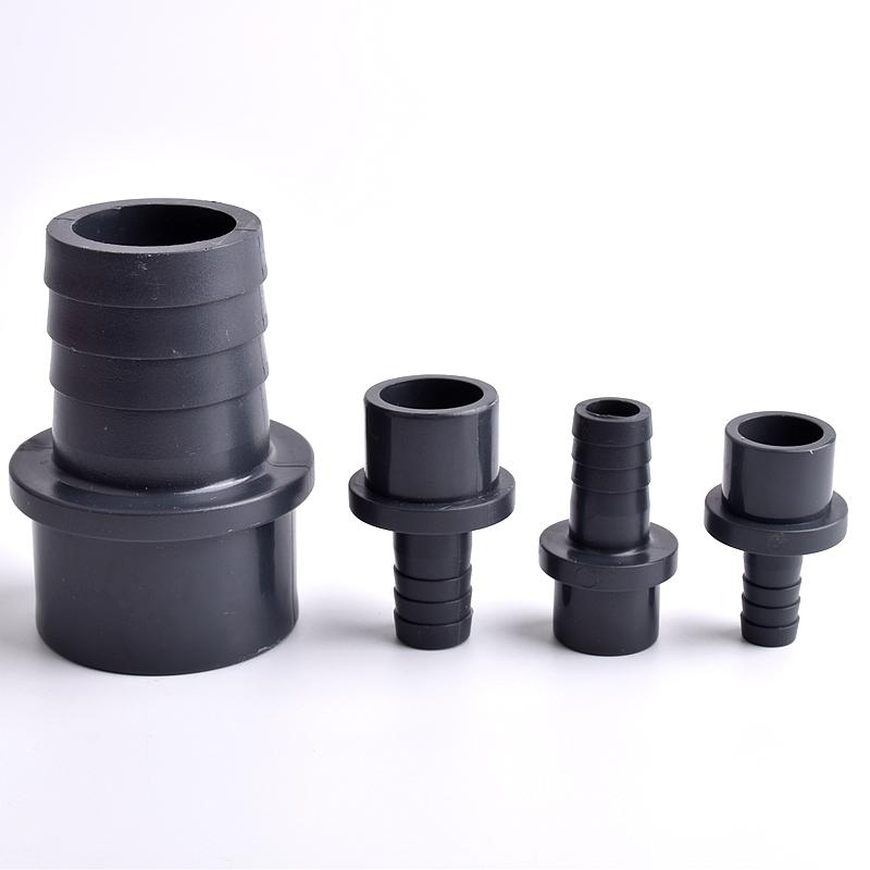 O.D 32/40/50/63-14/20/30/40/50/60mm Big Size UPVC Pagoda Connector Garden Irrigation Pipe Soft Hose Adapter Joint Accessories