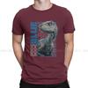 Jurassic Park Dinosaurs Film Pure Cotton TShirt Blue  Elegant T Shirt Leisure Men Clothes Newest Design