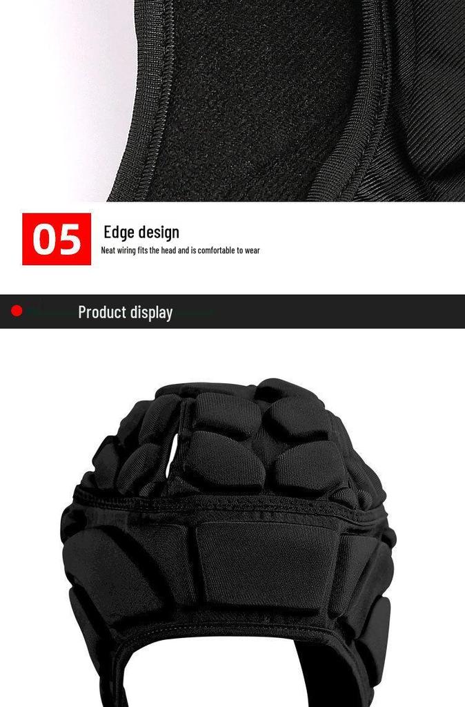 EVA-huvudskydd: Multisportshjälm för Fotboll, Rugby, Skidåkning, Snowboardåkning, Cykling.