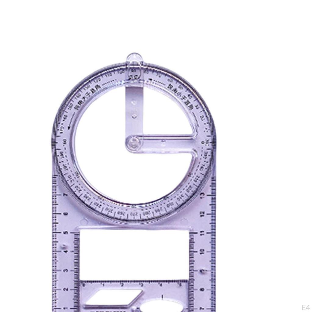Geometryczne linijki narzędzie do rysowania i mierzenia szablon nauczanie matematyki do klasy