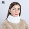 Bibs for Men and Women In Winter, Korean Version Thickened Neck Guard, Warmth, Handmade Otter Rabbit Fur Scarf, Hairband, Dual-purpose Neck Cover