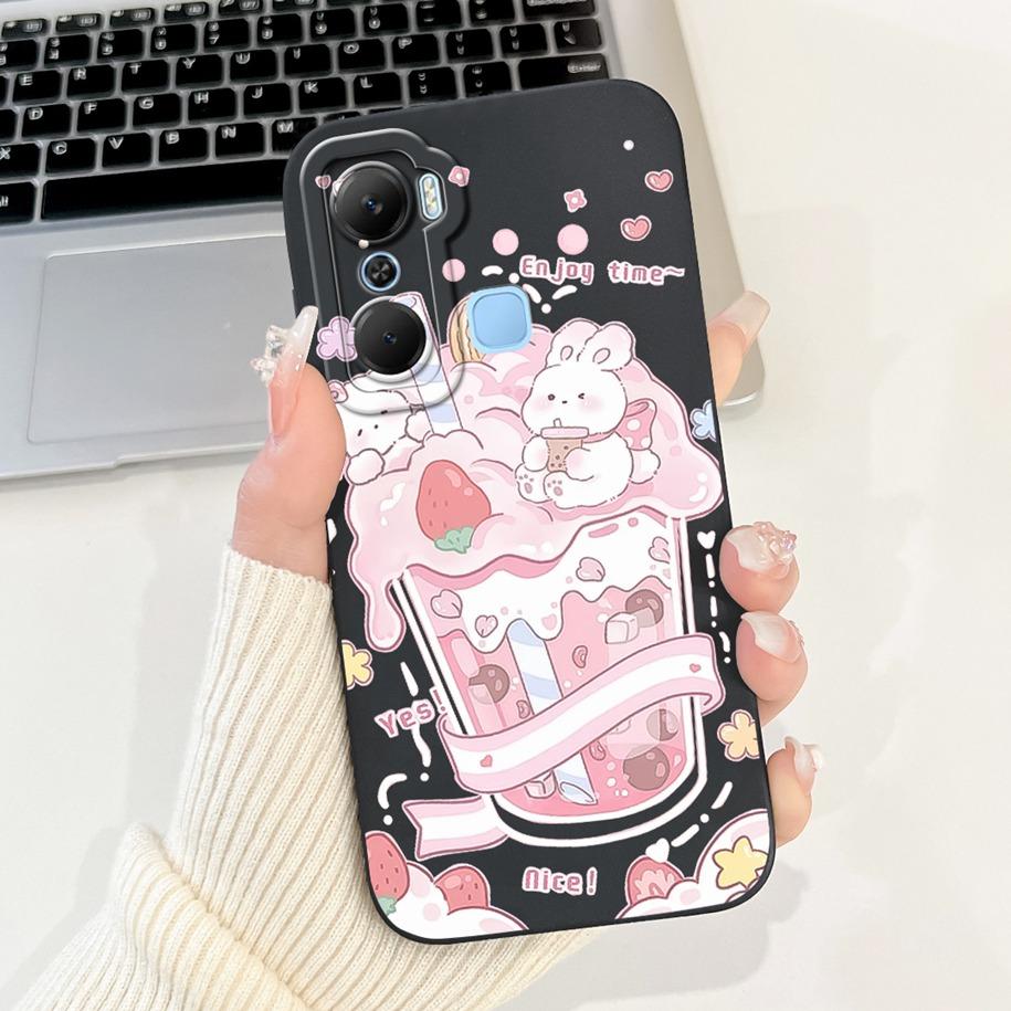 Case For Infinix Hot 12 Pro Play Cover X668 X6816 Soft Liquid Silicone Lens Protective Cases For Infinix Hot 12i Hot12 Play Capa