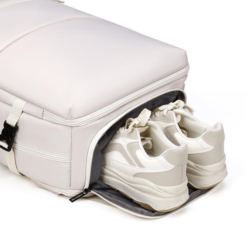 Unisex Urban Travel Backpack with Independent Shoe Compartment - Lightweight & Multifunctional