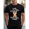 Mens TShirt Comfortable Neck Casual Cotton ShortSleeves Soft Breathable Top Menswear Tshirt Summer Spring Streetwear Cotton Fabric Trendy Letter Print