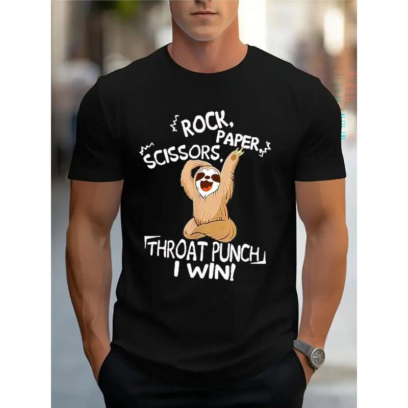 

Mens TShirt Comfortable Neck Casual Cotton ShortSleeves Soft Breathable Top Menswear Tshirt Summer Spring Streetwear Cotton Fabric Trendy Letter Print M чёрный