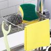 Multi-functional Sink Drain Rack Stainless Steel Storage Function Sponge Storage Rack Drainer Function Kitchen Shelf