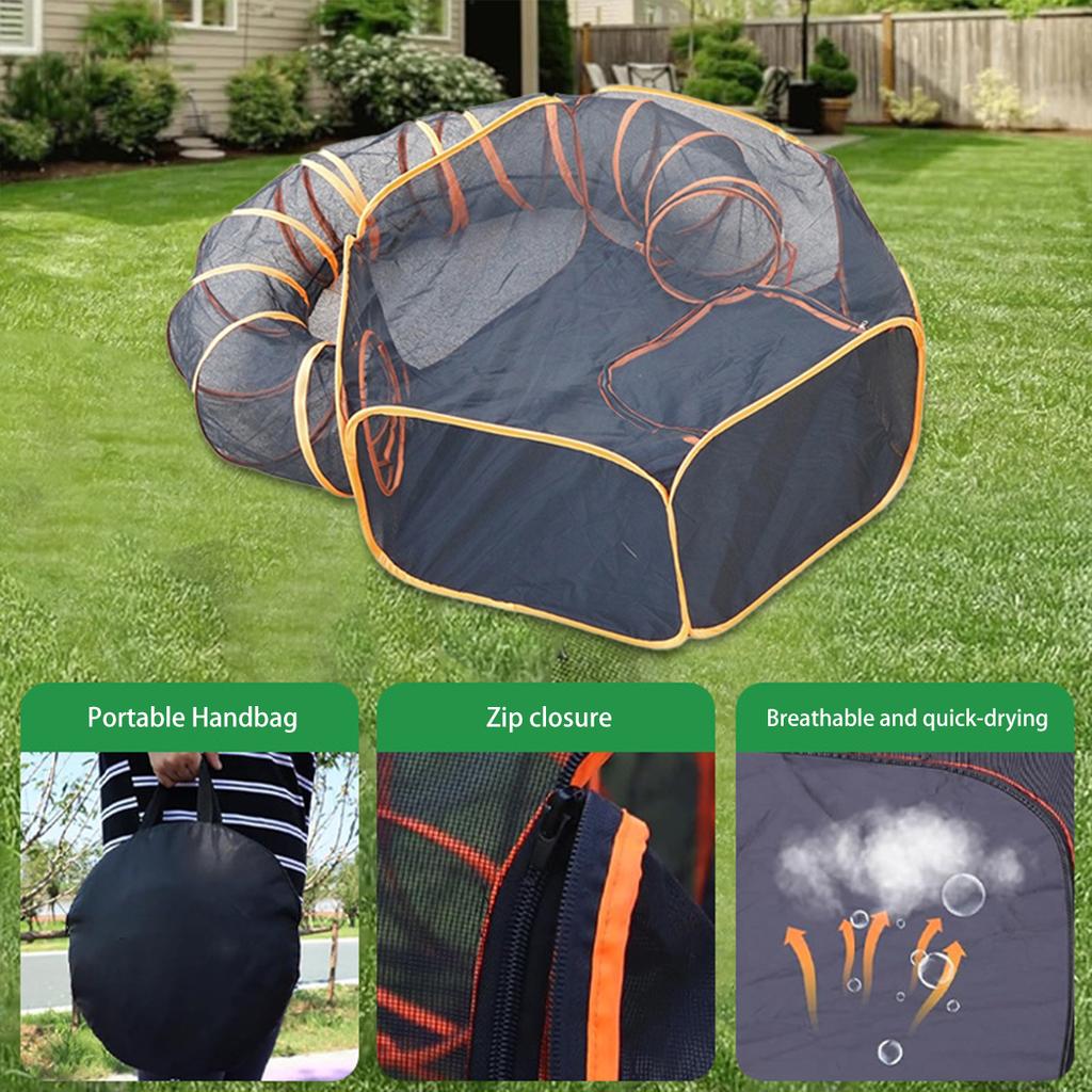 Cat Tunnel Tube Funny Kitten Toy Foldable Toy For Cat Interactive Cat Training Rabbit Animal Play Games Pet Product Pets