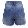Dámské džínové klasické všestranné módní šortky s vysokým pasem