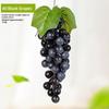 1Pcs Realistic Plastic Artificial Grapes Bunches Simulation Fake Fruit with Leaves for Vintage Home Decor Party Table Display