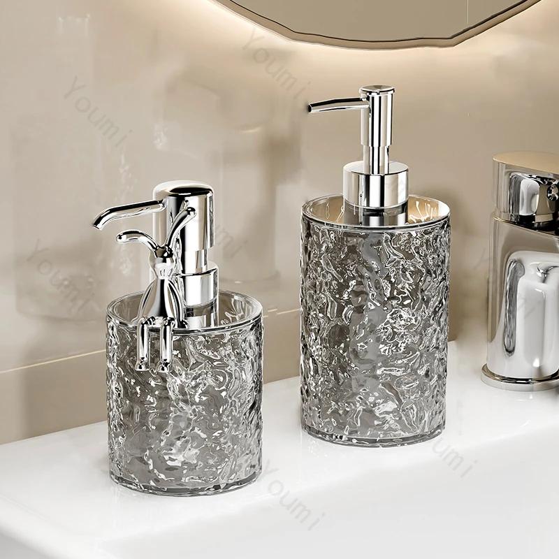 Glacier Texture Soap Bottle Creative Home Decor Shower Gel Bottles Shampoo Dispenser Bottle Kitchen Bathroom Accessories