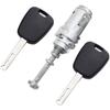 Lock and Cylinder Kit - AIMOONSA - Citroën C2/C3/C3 Pluriel - Front Left Door - Central Locking Compatible - 2 Keys