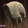 Women S Hand Crochet Hollow Out Beanie Cap Spring Summer Thin Breathable Knit Hat