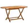 Day and Night - Day and Night Folding Garden Table Solid Acacia Wood 160x85x75 Cm