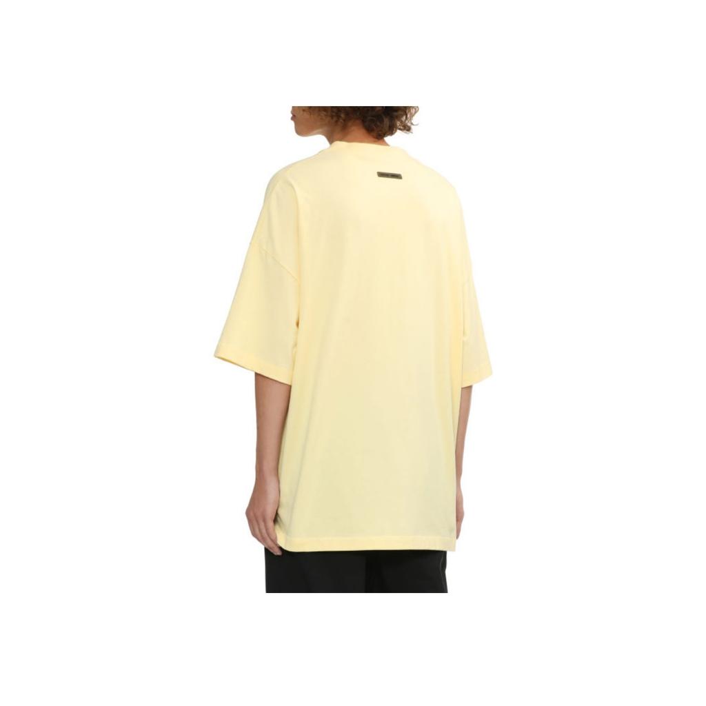 Fear of God Essentials T-shirt Anni '90 Giallo Giardino Top da Uomo 125SP254478F