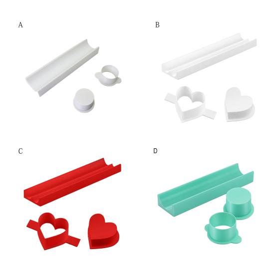Cake Pop Mold Set Easy Cake Pop Circle Maker PLA Baking Cutter Molds Cookie Mold for Home Baking Parties Weddings