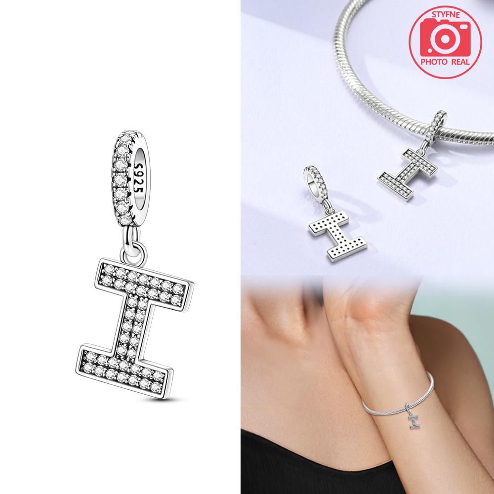 Sparkling Full Monogram Pendant Copper Colors For Charms Copper Colors Original Bracelet For Jewelry Making