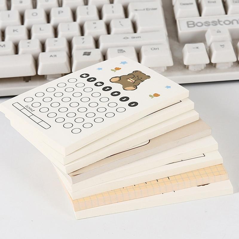 50-sheet Note Pad Message Notes Chesk List To Do List Memo Writing Pads Scarpbook Stationery Office School Supplies