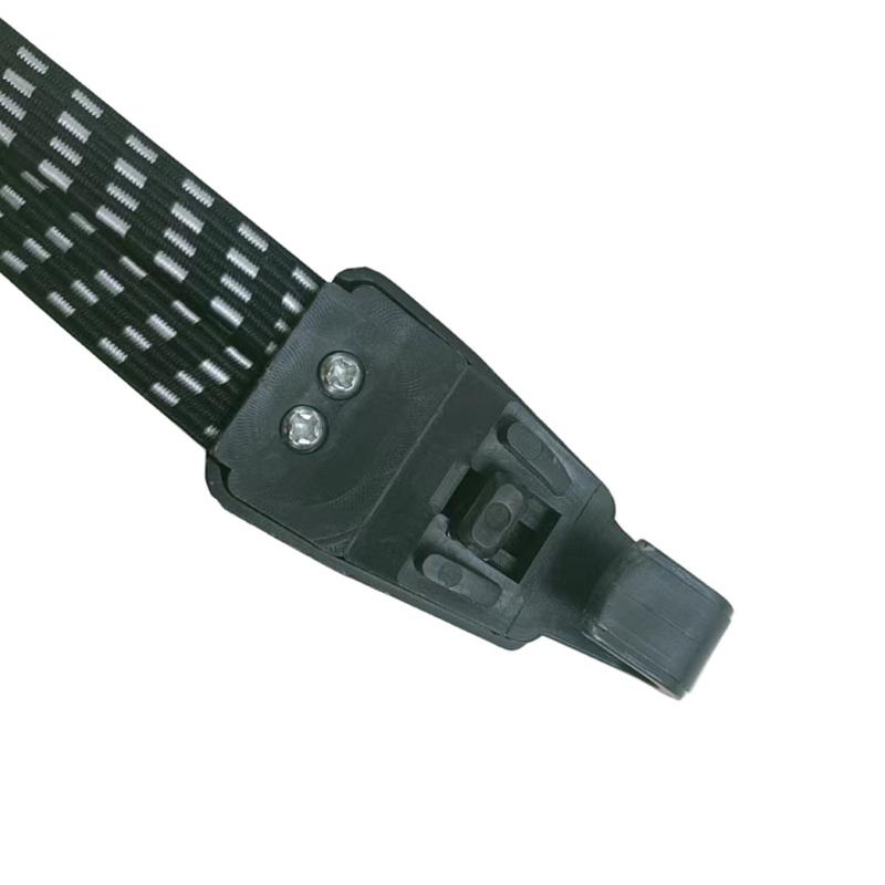 4 szt. Rowery Rowerowe liny bungee 3 w 1 Pasek Lina Elastyczna z dwoma plastikowymi kapturami Pasek mocujący rowery 70 cm/27,55''