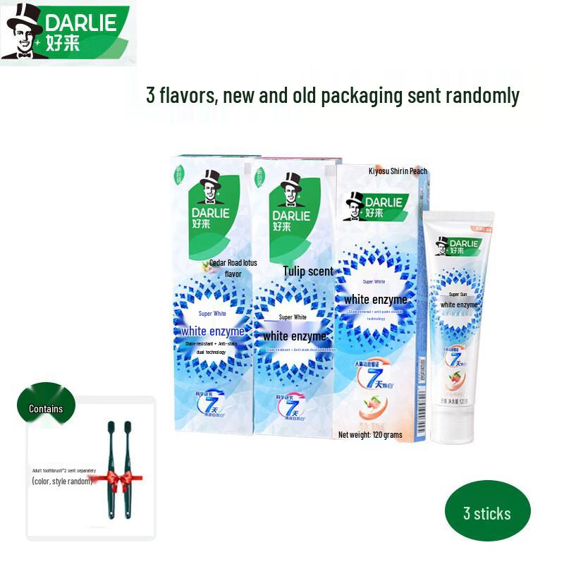 Darlie White Enzyme Toothpaste Multi-Flavor Pack