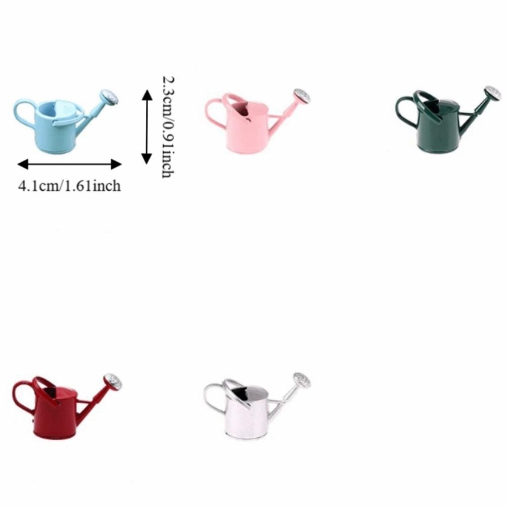 Simulated 1/12 Dollhouse Miniature Watering Can Lifelike Watering Can Ornament  Gift