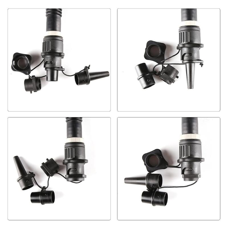 4 In 1 Inflatable Boats Airs Valves Adapter Replacement Kayak Airs Valves Connector Boats Pump Adaptor Conversion Head