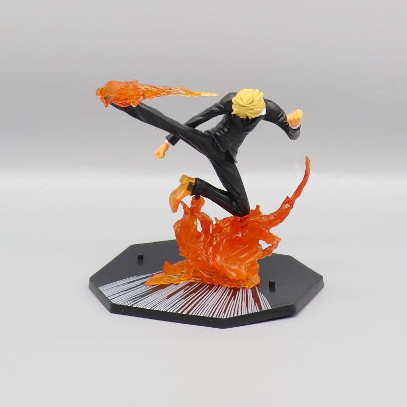 New One Piece Anime Figure Fire Fist Luffy Ace Sanji Battle Model Dolls PVC sabo Action Figurine Zoro Ghost Three-Knife Toys
