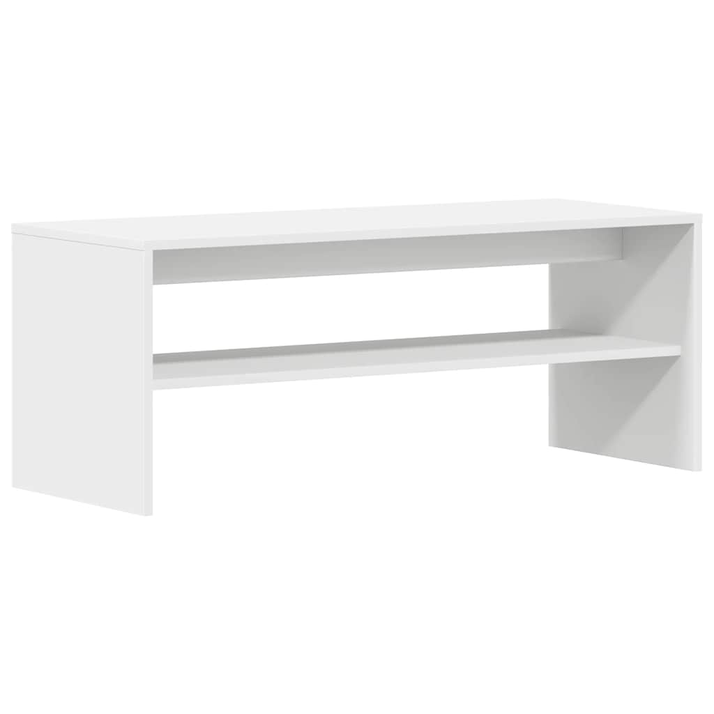 TV Cabinet White 100 X 40 X 40 Cm Particleboard