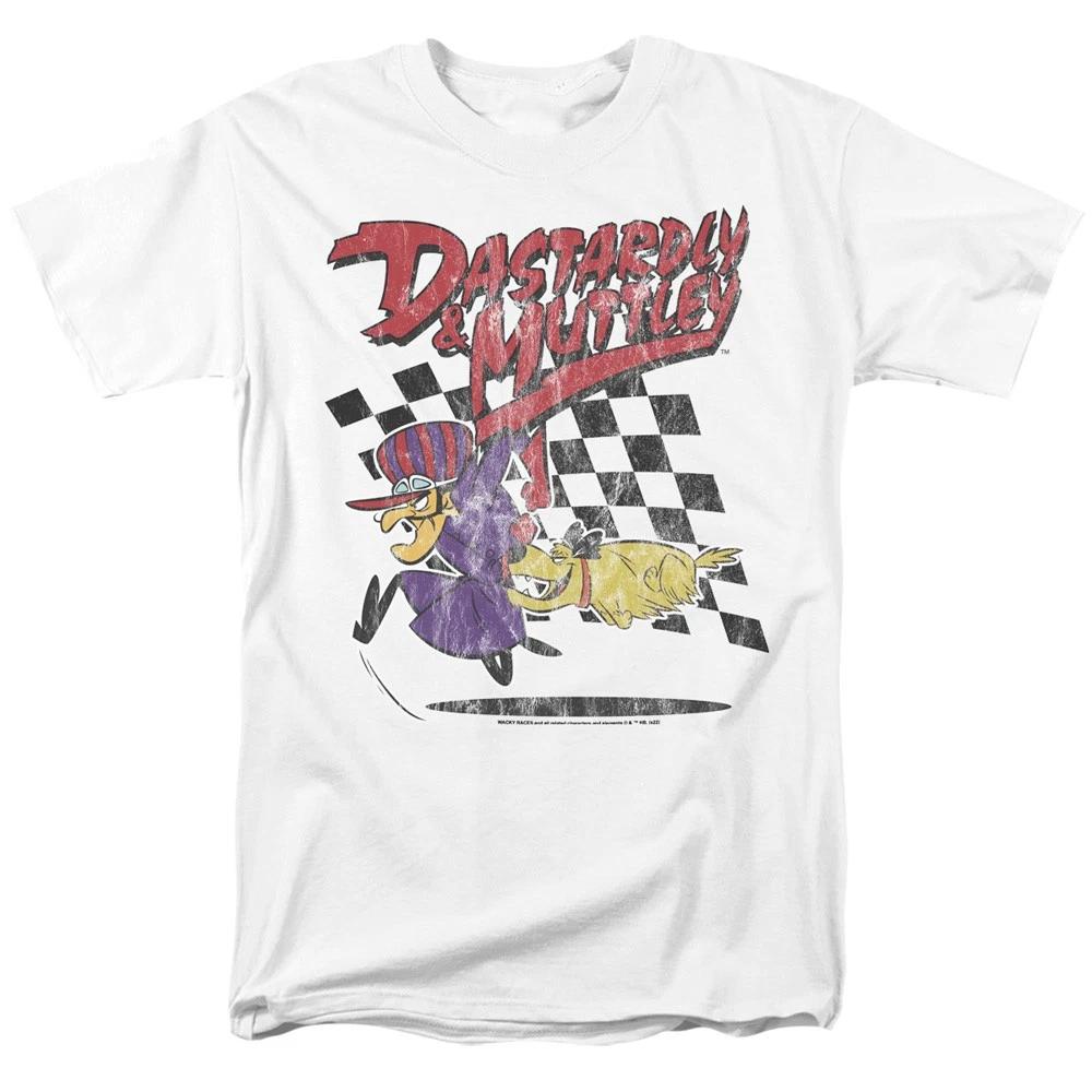 Wacky Races - Dastardly & Muttley 2 - Unisex Short Sleeve Children s T-shirt - White 120