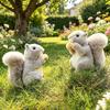 20CM Simulation Cute Squirrel Plush Toys Soft Lifelike Cartoon Animal Plushies Pillow Doll Kid Birthday Accompany Hug Sleep Gift