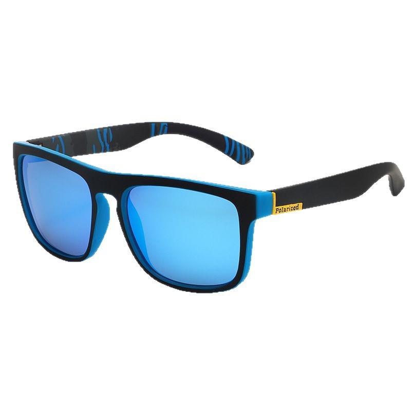 Men's High-End Polarized Cycling Sunglasses with Colorful Elastic Paint for Outdoor Sun Protection D731