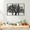 Modern Iron Wall Art Decor for Living Room, Boho Zen Nature Inspired Hanging, Aesthetic Home Ornament, Housewarming Gift